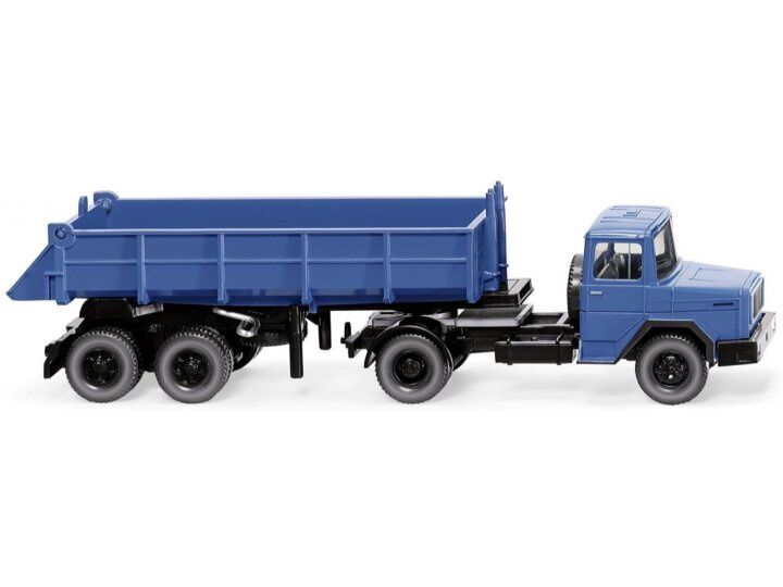 Wiking 1:87 - Magirus Deutz REAR TIPPER SEMI-TRUCK 1970-74