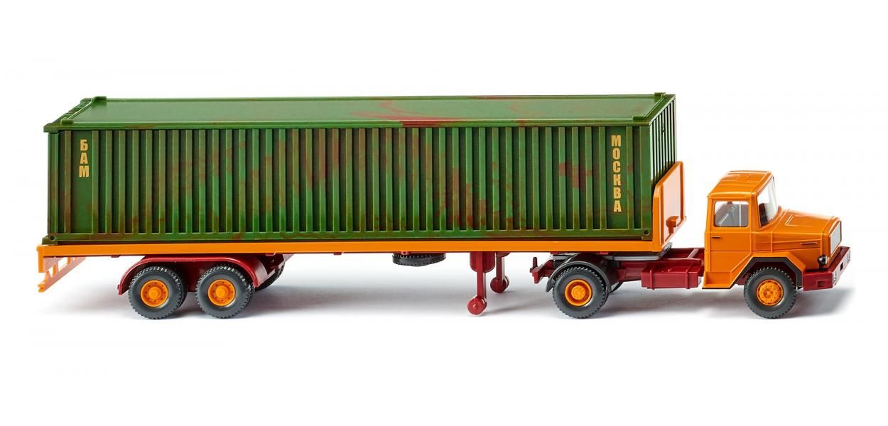 Wiking 1:87 - Flachpritschensattelzug (Magirus Deutz)