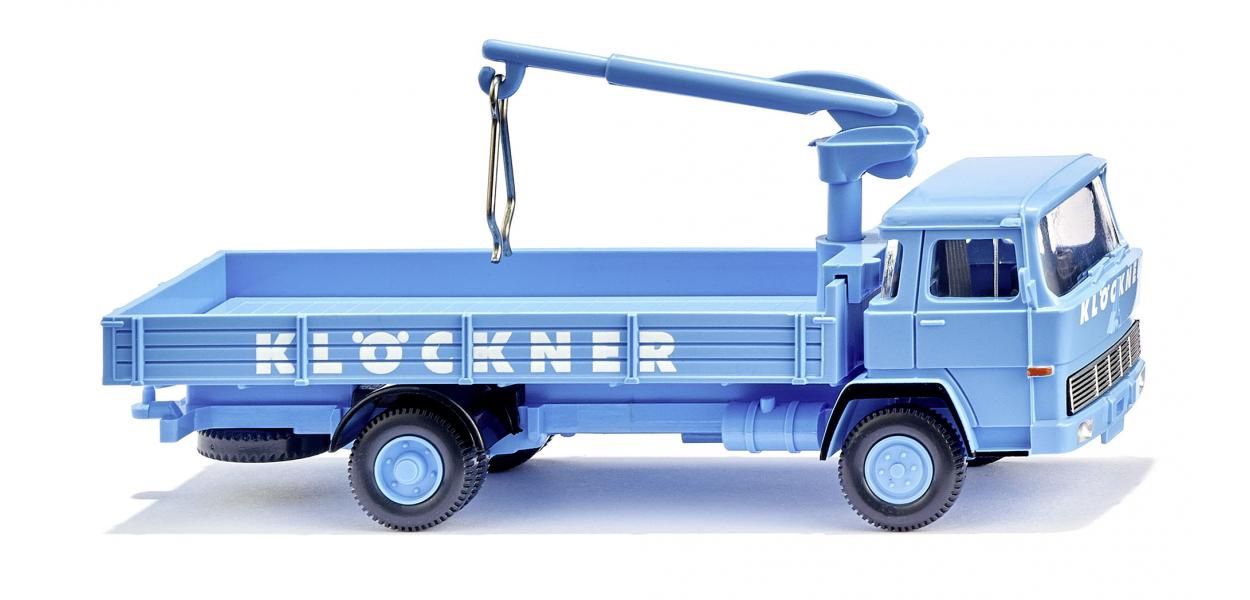 Wiking 1:87 - Pritschen-Lkw (Magirus 100 D7) "Klöckner"