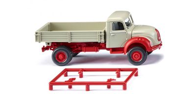 Wiking 1:87 - Pritschenkipper (Magirus) - kieselgrau