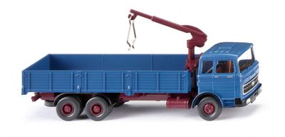 Wiking 1:87 - Hochbordpritschen-Lkw (MB LP 2223) - azurblau