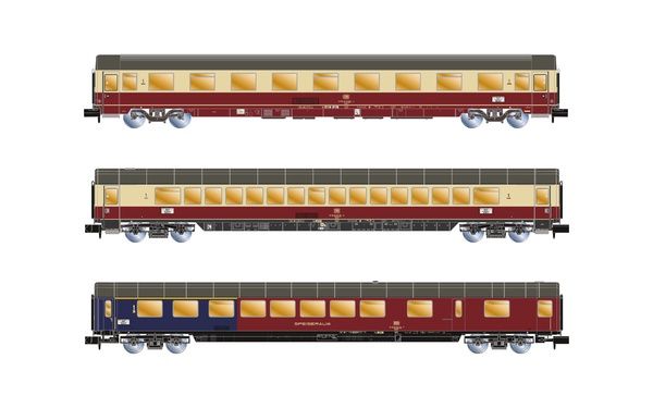 Arnold 4387 - DB, TEE "Rembrandt", 3-unit pack restaurant, N