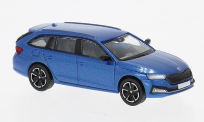 PCX 1:87, Skoda Octavia IV Combi, blau, 2019