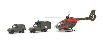 Schuco 1:87 - MHI 3er Set Military SAR