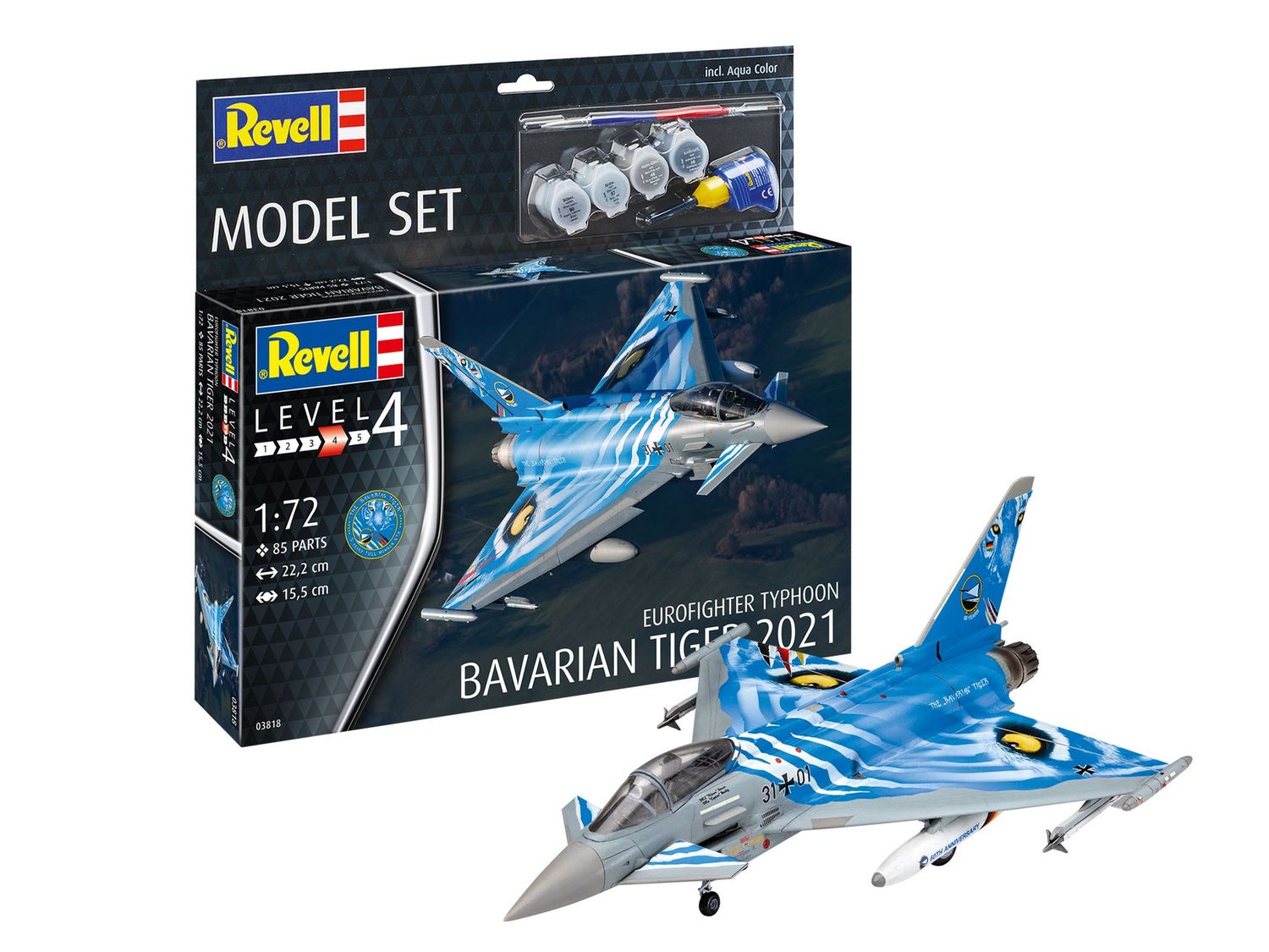 Revell 63818 - Eurofighter Typhoon "Bavarian Tiger 2021"