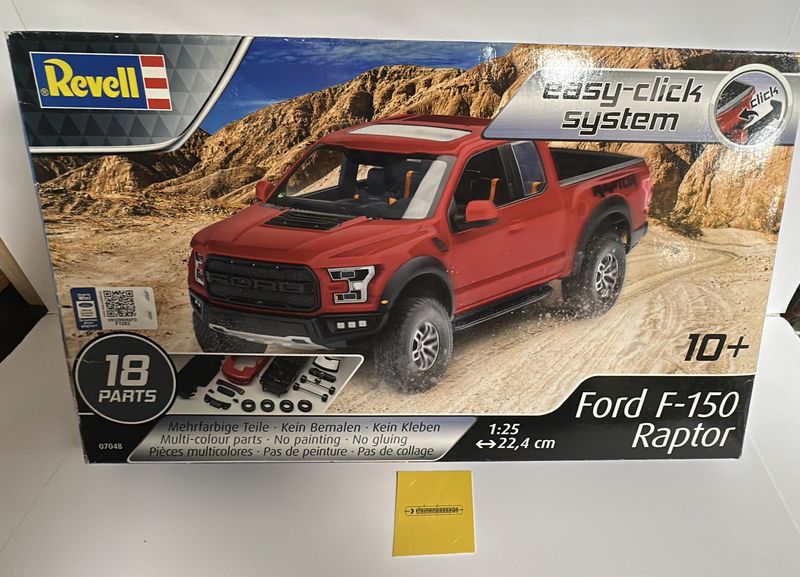 Revell 07048 - Ford F-150 Raptor (Easy Click system) 1:25