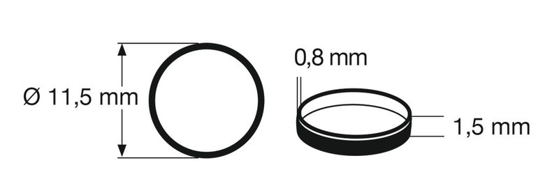 Fleischmann 648010 - Haftreifen-Satz H0