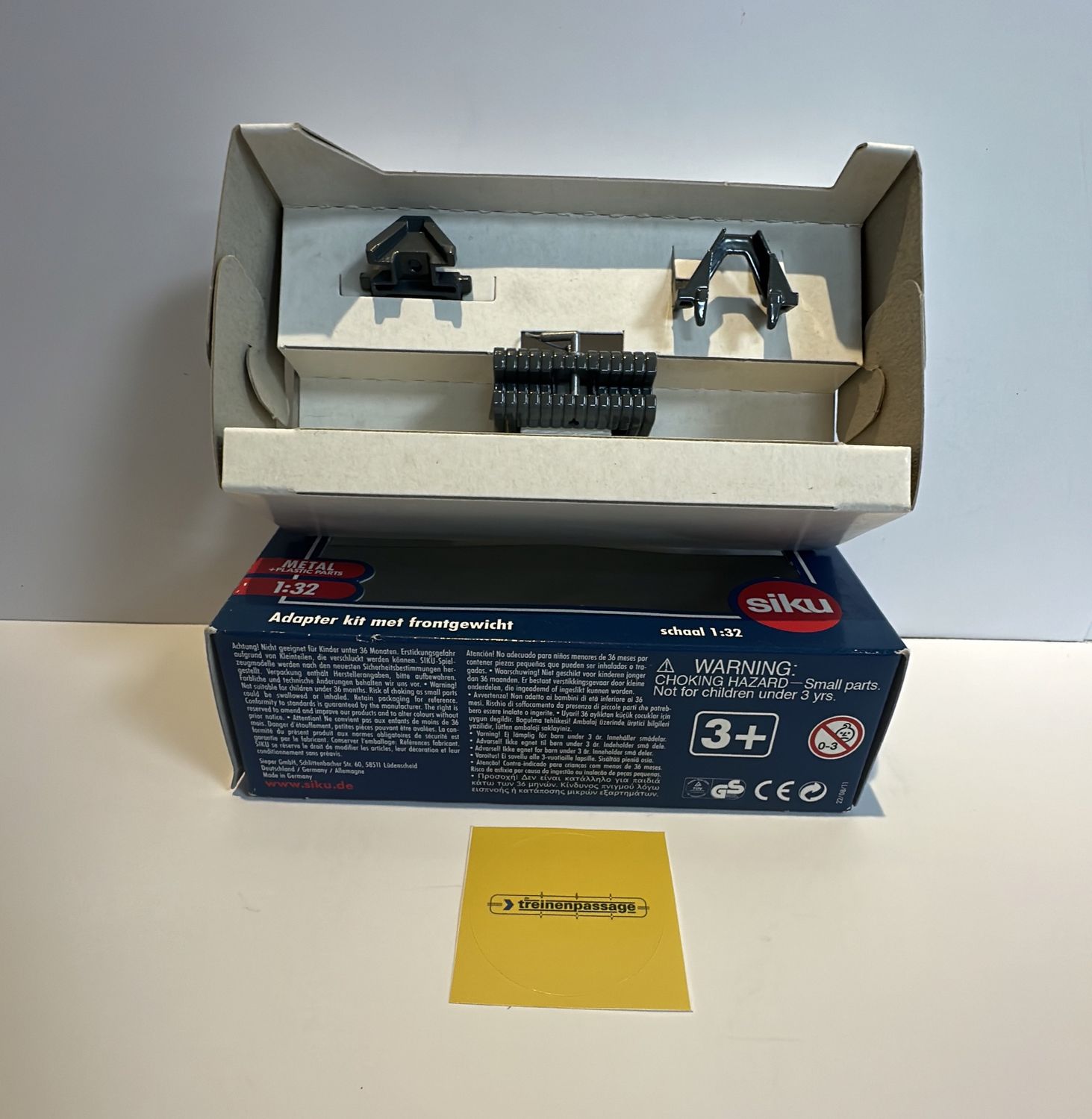 Siku 1:32 - Adapter kit met frontgewicht (grijs)