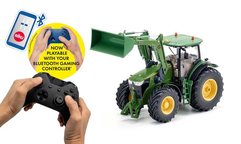 Siku Control 6792 - John Deere 7310R met frontlader en Bluetooth