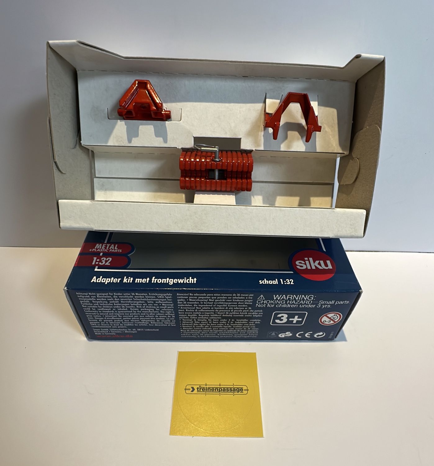 Siku 1:32 - Adapter kit met frontgewicht (rood)