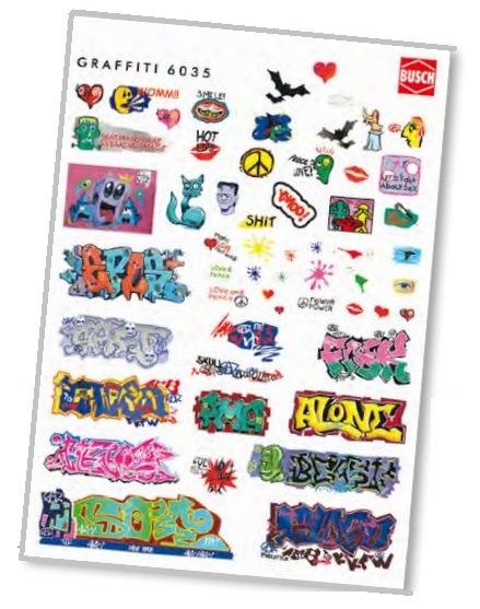 Busch 6035 - GRAFFITI H0/N/TT