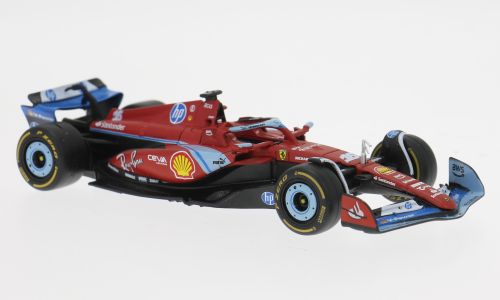 Bburago 1:43 - Ferrari SF-24, Formel 1, GP Miami, 2024, Scuderia Ferrari, #16, C.Lecler