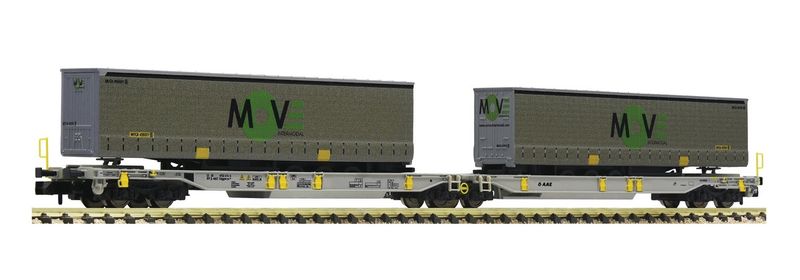 Fleischmann 825025 - Doppeltaschen-Gelenkwagen, AAE