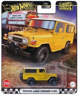 Hotwheels 1:64 - Toyota Land Cruiser FJ43, yellow