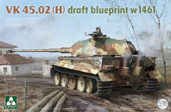 Takom 2191 - VK 45.02 (H) Draft Blueprint w 1461 1:35