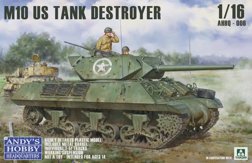 Andy's Hobby Headquarters AHHQ006 - M10 Tank Destroyer 1:16