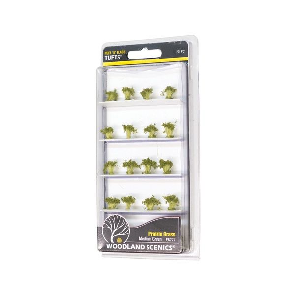 Woodland FS777 - Medium Green Grass Tufts