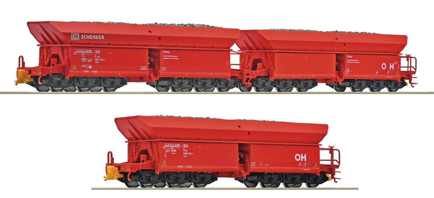 Roco 6600270 - 3-tlg. Set 1: Erzwagen, DB AG