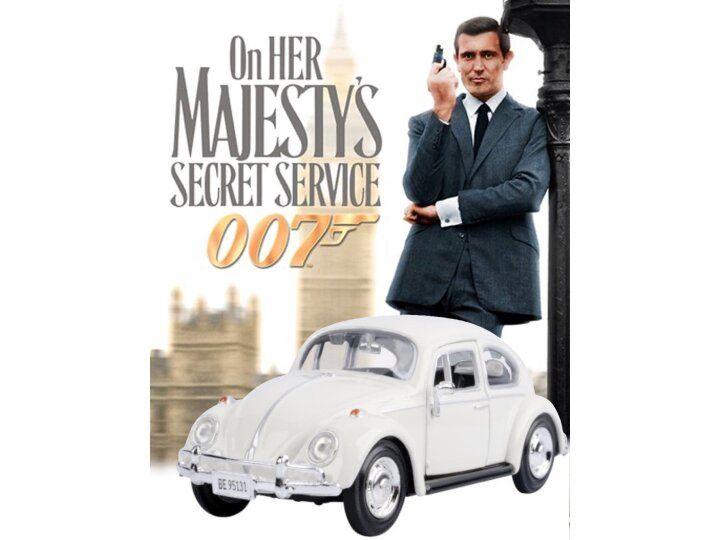 Motor Max 1:24 - VW KEVER 1966 - JAMES BOND - On Her Majesty’s Secret Service