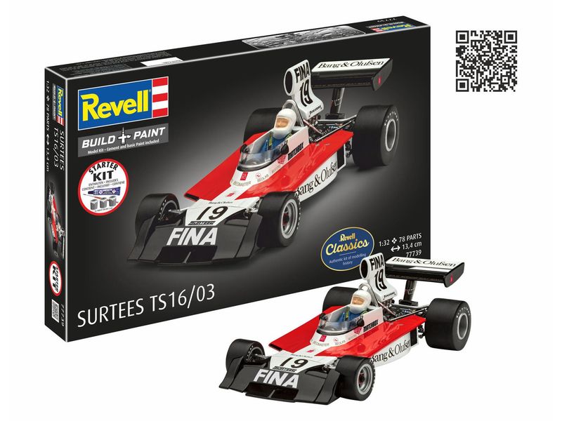 Revell 77739 - Starter Kit Surtees TS16/03 1:32