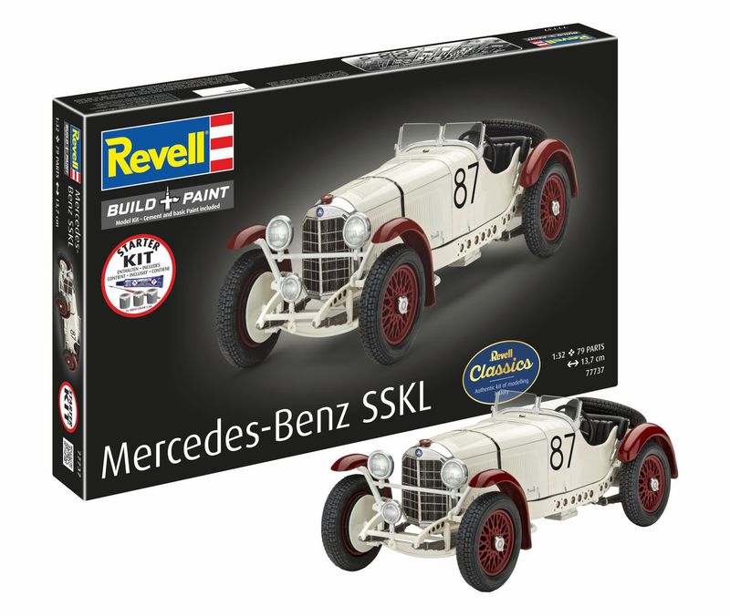 Revell 77737 -  Starter Kit Mercedes-Benz SSKL 1:32