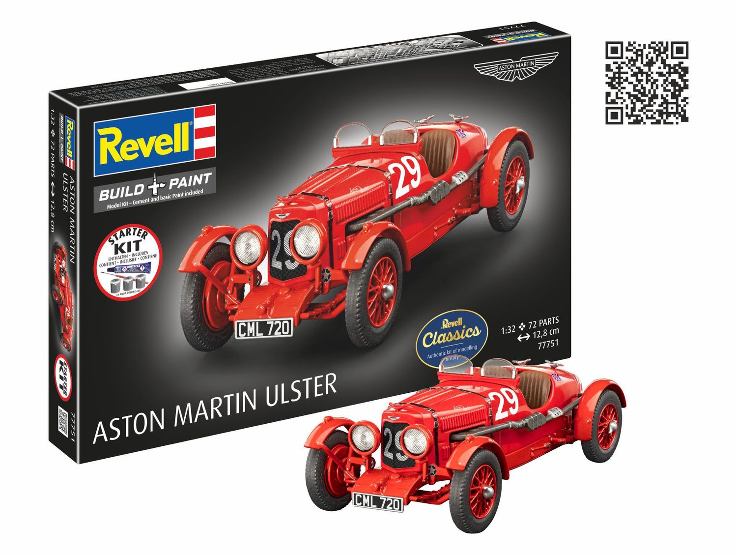 Revell 77751 - Starter Kit Aston Martin Ulster  1:32