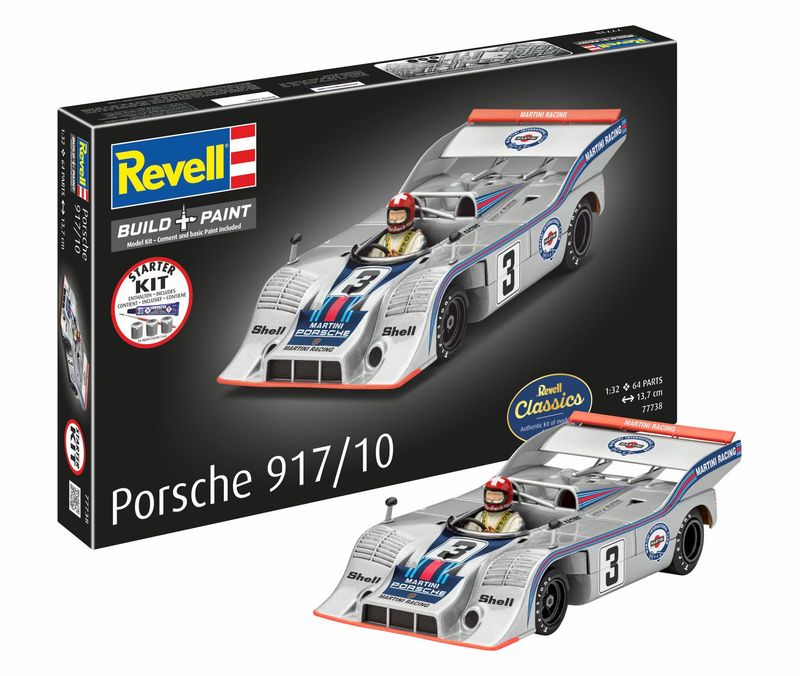 Revell 77738 -  Starter Kit Porsche 917/10 1:32