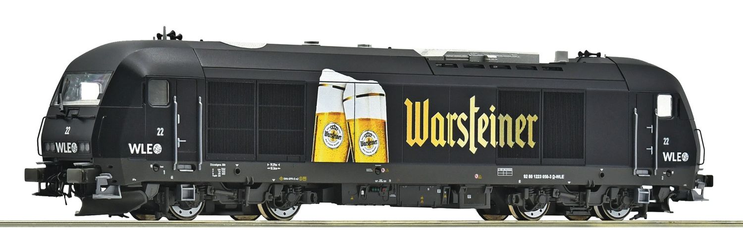 Roco 7310104 - Diesellokomotive 22 „Warsteiner“, WLE, H0
