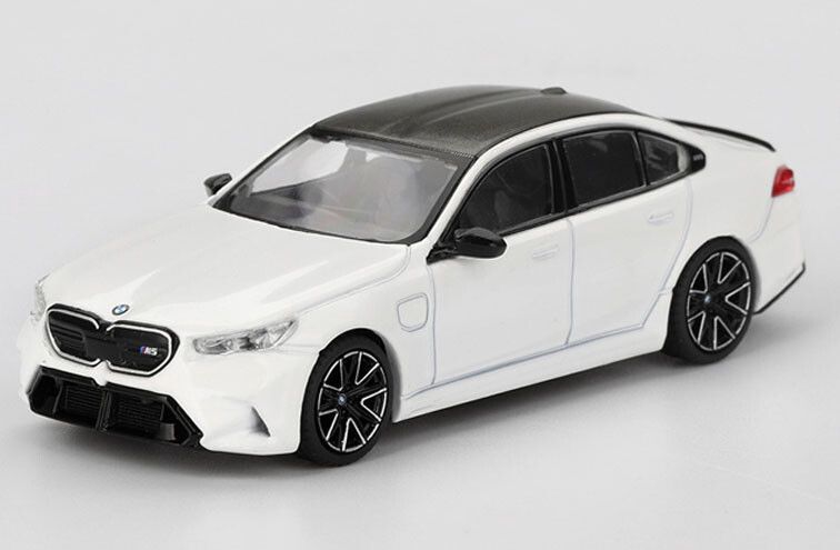 MiniGT 1:64 -  BMW M5 (G90) '25, wit (Alpine white)