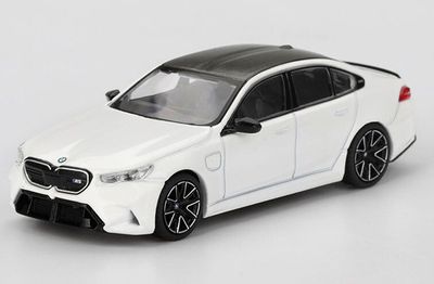 MiniGT 1:64 - BMW M5 (G90) '25, wit (Alpine white)
