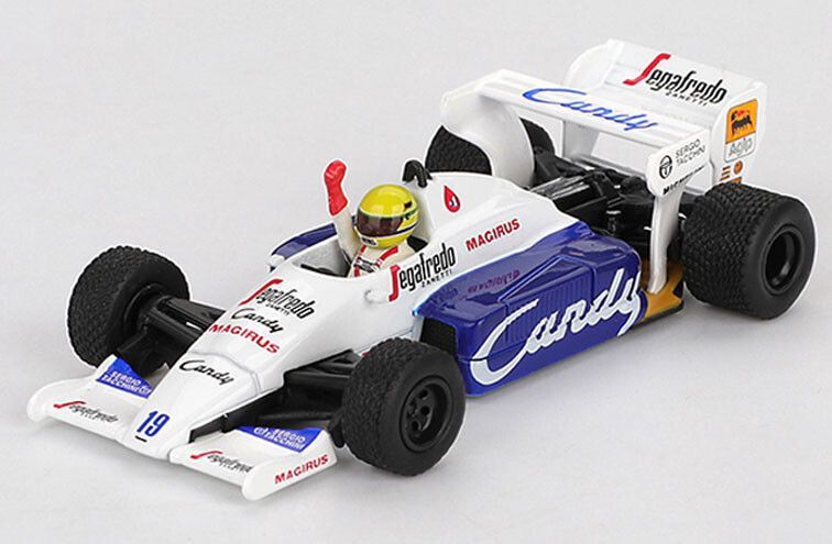 MiniGT 1:64  -  Toleman TG184 #19 Ayrton Senna Monaco GP 2nd '84