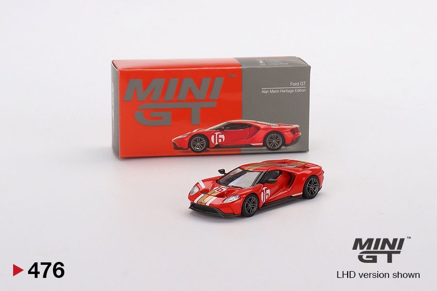 MiniGT 1:64 - Ford GT Alan Mann Heritage Edition