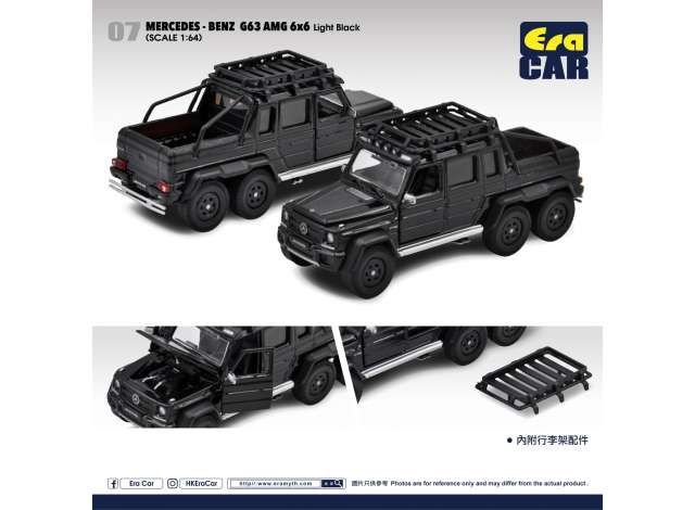 Era 1:64 - Mercedes Benz G63 AMG 6X6, light black