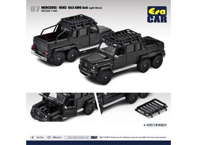 Era 1:64 - Mercedes Benz G63 AMG 6X6, light black