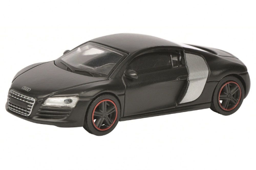 Schuco 1:64 -  Audi R8, zwart