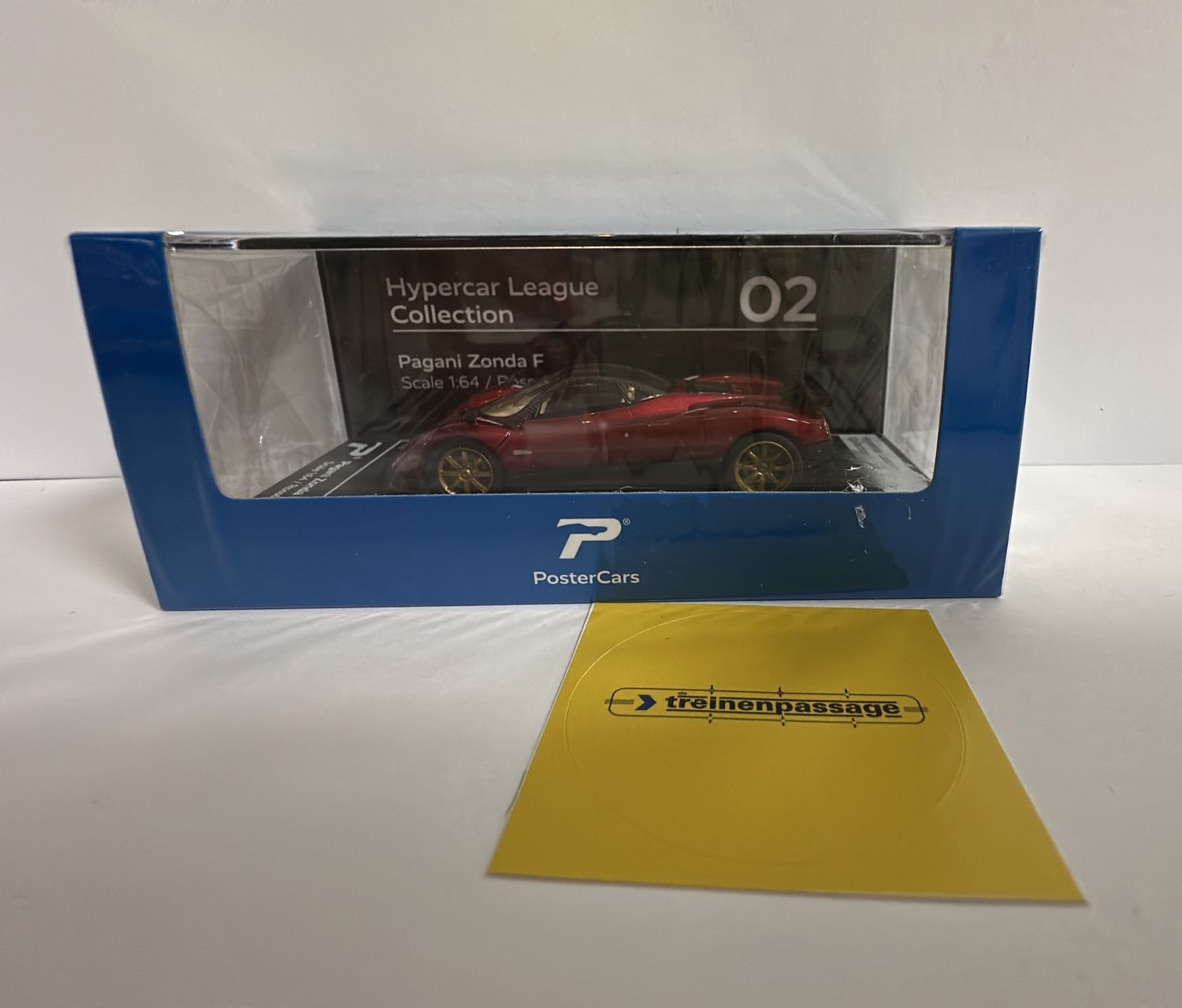 Postercars 1:64 - Pagani Zonda F, red