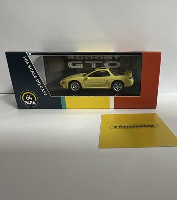 Paragon 1:64 - Mitsubishi 3000GT GTO, yellow, LHD