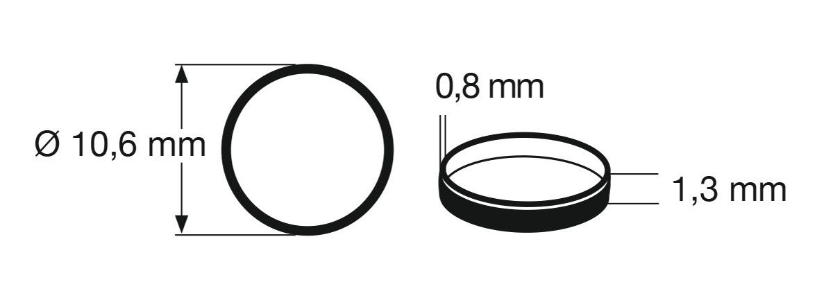 Fleischmann 648005 - Haftreifen-Satz H0
