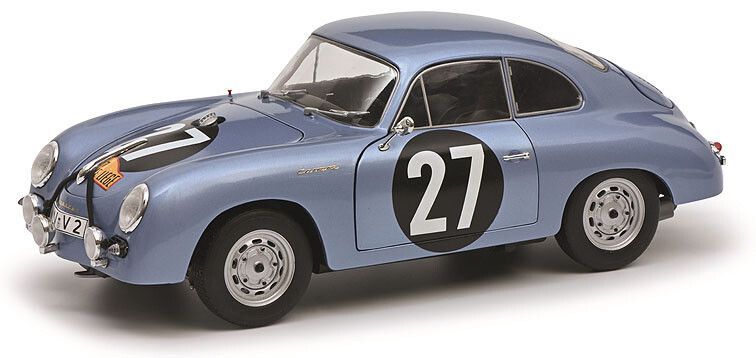 Schuco 1:18 -  Porsche 356 A Carrera Coupé #27 Lüttich-Rom-Lüttich 1960