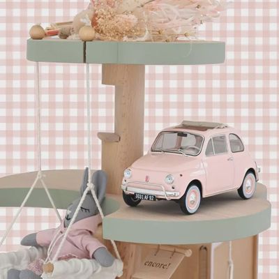 Norev 1:18 - Fiat 500 L 1968 Pink New Baby Gift