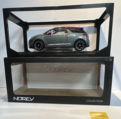 Norev 1:18 - Citroën DS3 2011 Grey Fuchsia roof
