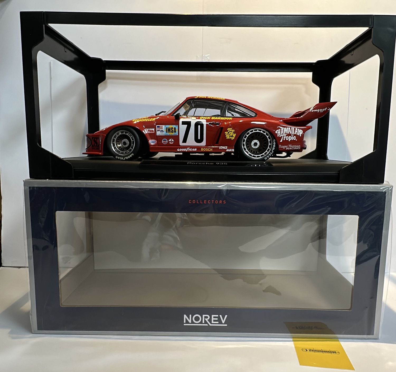 Norev 1:18 - Porsche 935 No.70, 2nd Place 24h Le Mans 1979 Newman/Barbour/Stommelen