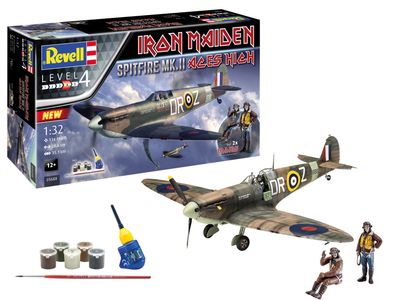 Revell 05688 - Cadeauset Spitfire Mk.II "Aces High" Iron Maiden (inclusief verf en lijm) 1:32