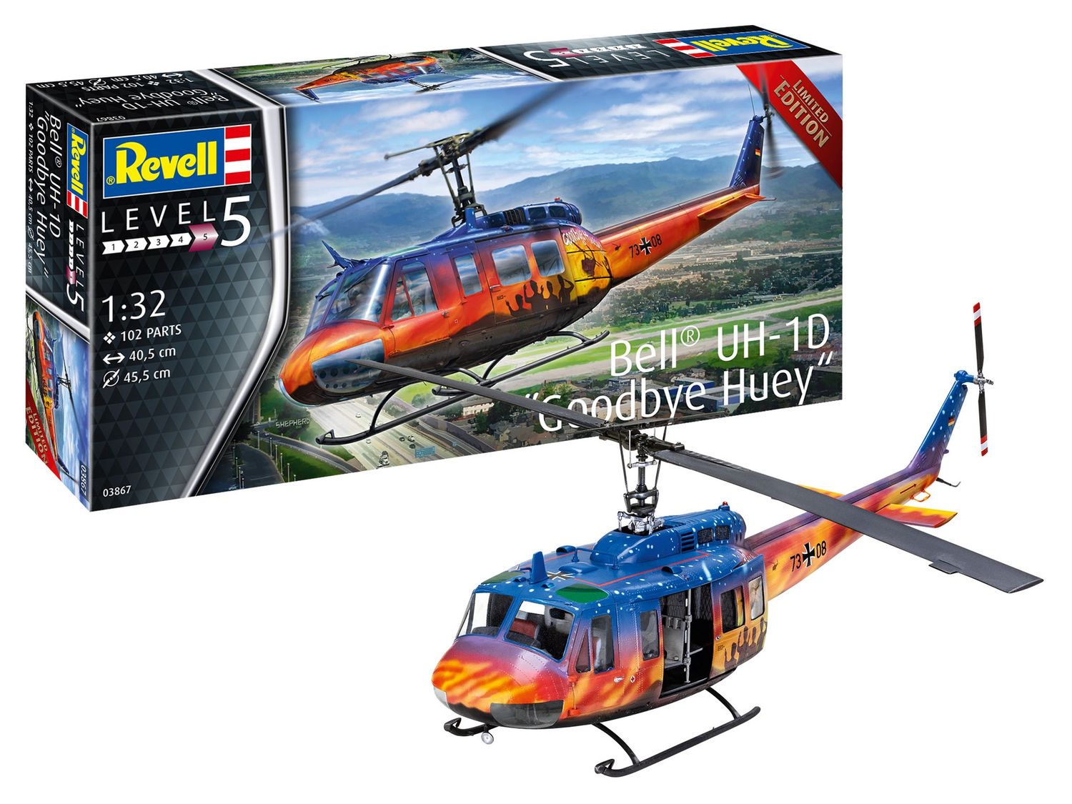 Revell 03867 - Bell UH-1D `Goodbye Huey` 1:32