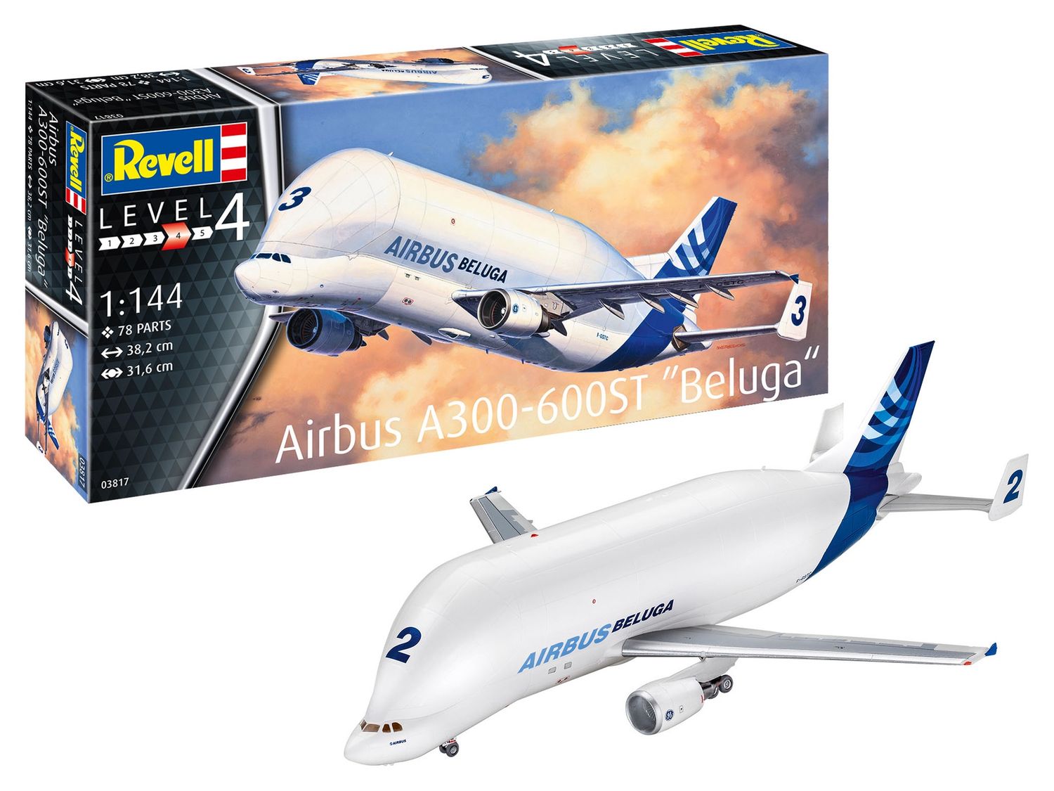 Revell 03817 - Airbus A300-600ST "Beluga" 1:144