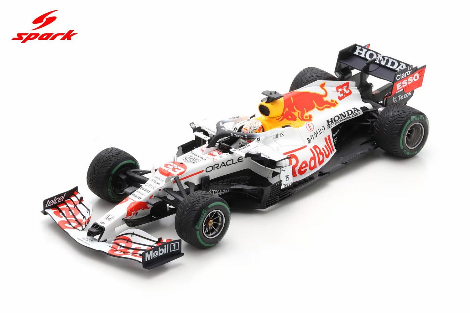 Spark 1:18 - Red Bull Racing Honda RB16B No.33 Red Bull Racing 2nd Turkish GP 2021 Max Verstappen