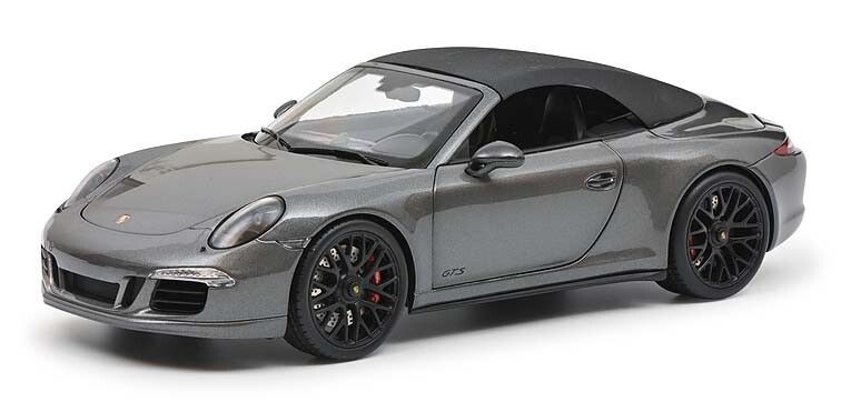 Schuco 1:18 - Porsche 911 Carrera GTS Cabrio (991.1), grijs metallic