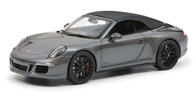 Schuco 1:18 - Porsche 911 Carrera GTS Cabrio (991.1), grijs metallic