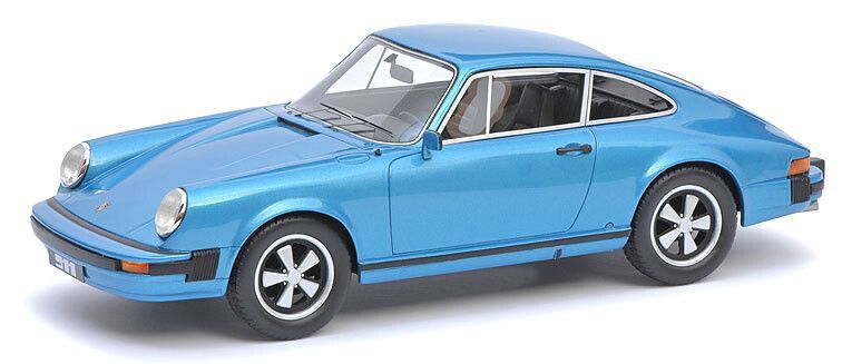 Schuco 1:18 -  Porsche 911 Coupé (1977), blauw