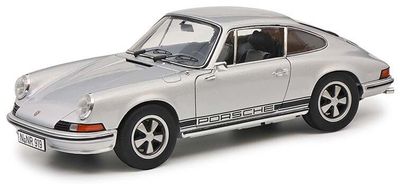 Schuco 1:18 - Porsche 911S Coupé 1973, zilver metallic